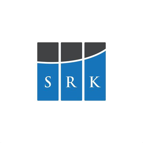 Srk Letter Logo Design On White Background Srk Creative Initials