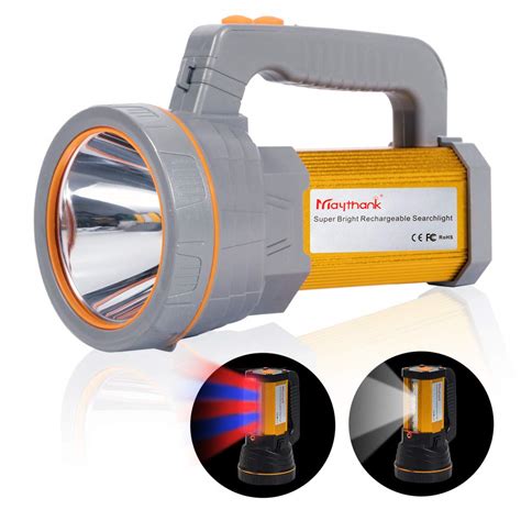 Super Bright Led Torch Usb Rechargeable Search Light Spotlight