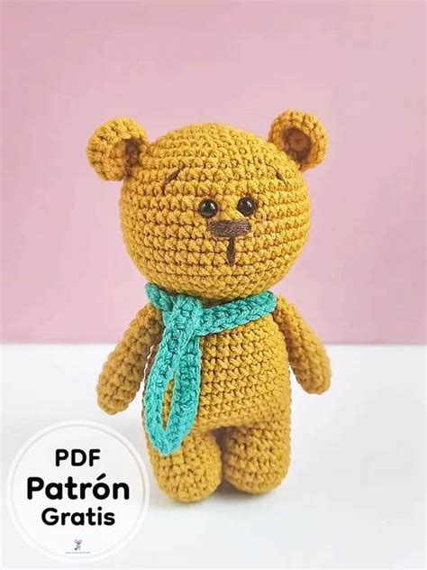 Amigurumi Oso Pequeño PDF Patrón Gratis Paso a Paso 500 PDF Passo a