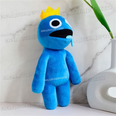 Pelúcia Rainbow Friends Roblox Boneco Blue Azul Babão 30cm MercadoLivre