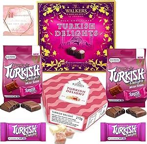 Turkish Delight Gift Box Include Frys Turkish Delight Turkish Delight