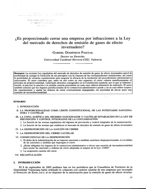 ¿es Proporcionado Cerrar Una Empresa Por Infracciones A La Ley Del