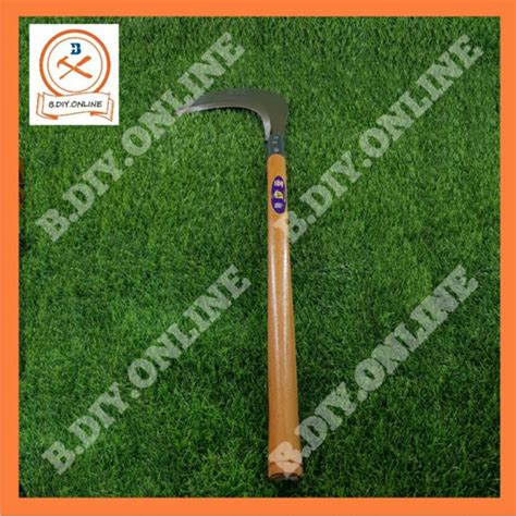 Sabit Rumput Hulu Kayu Grass Sickle With Wood Handle