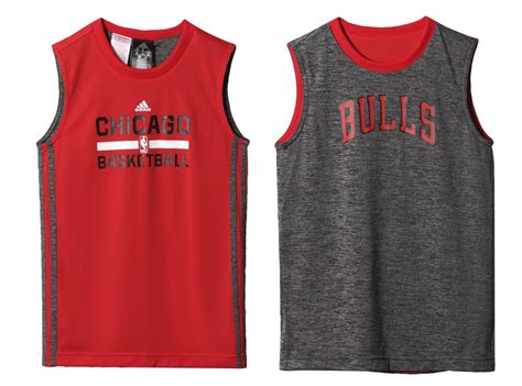 Adidas Nba Camiseta Ni O Chicago Bulls Winter Hoops Rev Rojo Gr