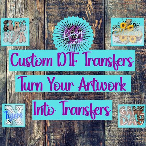 Dtf Transfers Custom Dtf Transfers High Quality Full Color Dtf Dtf Transfers Ready For Press