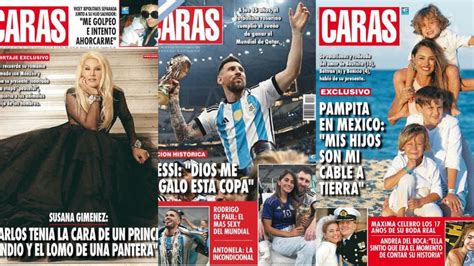 Las tapas históricas de Revista CARAS en sus 30 años Caras