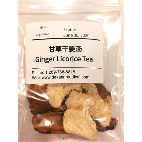 Ginger Licorice Tea Dekang Medical Dekangmedical