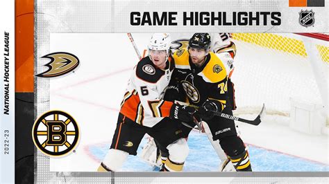 Ducks Bruins Nhl Highlights Youtube