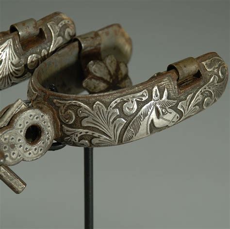 Silver Mounted Vaquero Spurs At 1stdibs