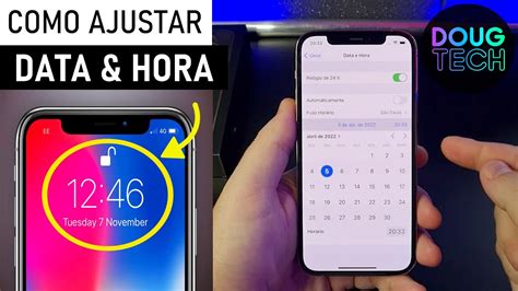 Como Ajustar A DATA HORA Manualmente No IPhone YouTube