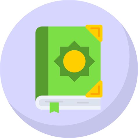 Quran Glyph Flat Bubble Icon Vector Art At Vecteezy