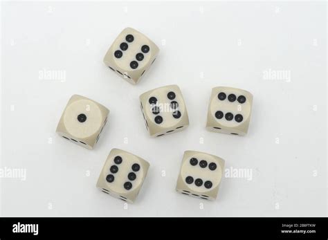 Dice Six Dice 123456 Numbers Stock Photo Alamy