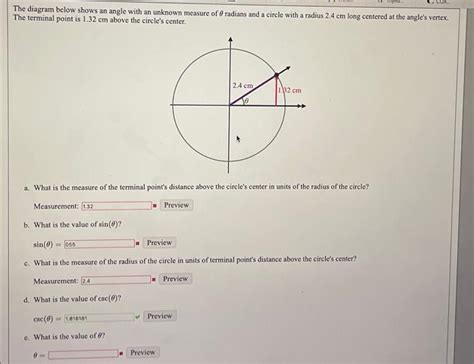 Solved The Diagram Below Shows An Angle With An Unknown Chegg