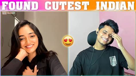 Cutest Indian Girl Keeps Flirting With Me On Omegle 😍 Taksucks Youtube