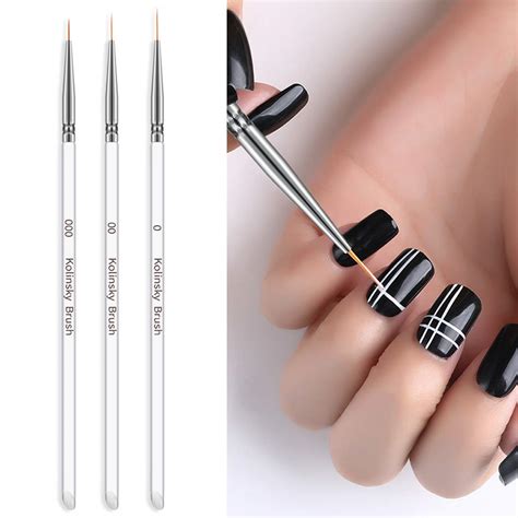 Buy Tinawood Pcs Professional Nail Art Brush Set Liner Pens Striping