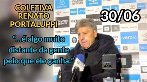 Coletiva TÉcnico Renato Portaluppi ApÓs VitÓria Contra O Fluminense