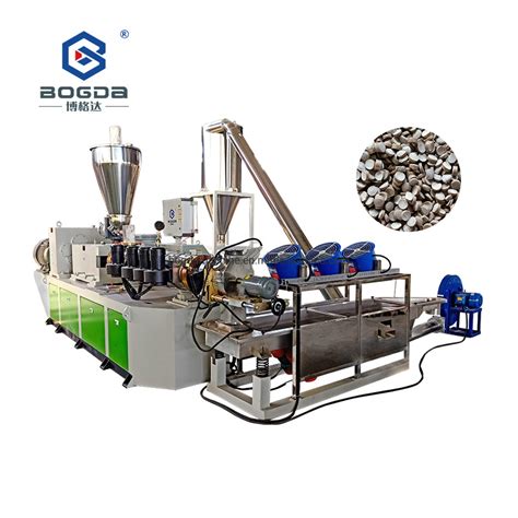 Recycled New Pvc Compound Granules Extrusion Pelletizing Line Machine