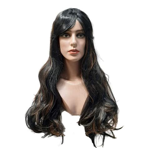 Peruca Lace Wig Fibra Futura C Franja Id Ntico Cabelo Humano Yan