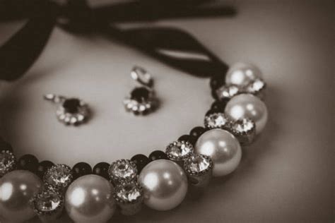 Black Diamonds And Pearls Stock Photos Pictures And Royalty Free Images