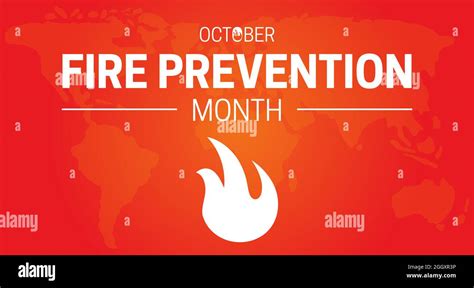 Fire Prevention Month Stock Vector Images Alamy