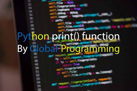 Understanding The Print Function In Python A Comprehensive Guide