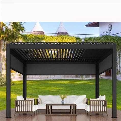 Gazebo Bioclim Tico De Aluminio Para Exteriores P Rgola Moderna De X M