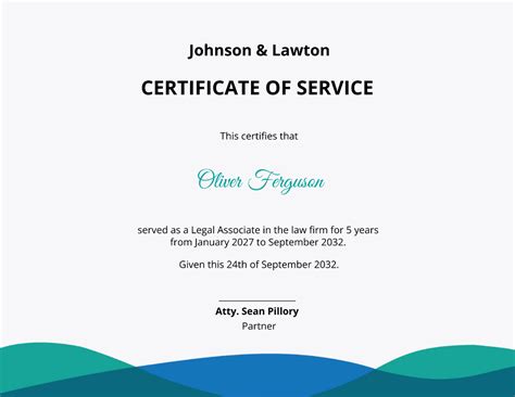 Free Service Certificate Templates And Examples Edit Online And Download