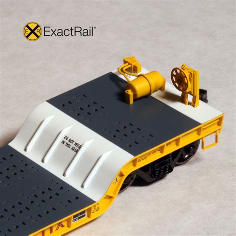 Ho Scale Depressed Center Flat Car Qttx 2017 New Logo Repaint
