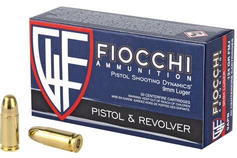 9APB Fiocchi 9APB Training Dynamics 9mm Luger 124 Gr Full Metal