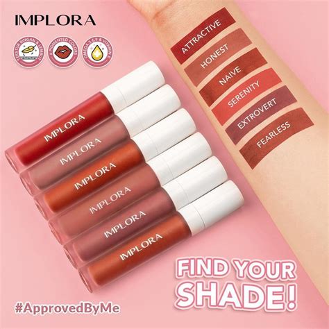 Jual Implora Lip Velvet 46 Gram Lip Cream Lipstik Lipvelvet