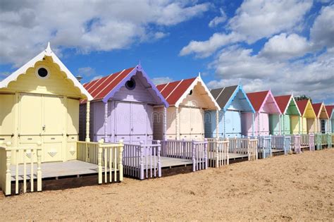 Pretty Beach Huts Stock Photo Image Of Huts Ocean Life 5068990