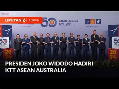 Presiden Joko Widodo Hadiri Resepsi Ktt Khusus Asean Australia