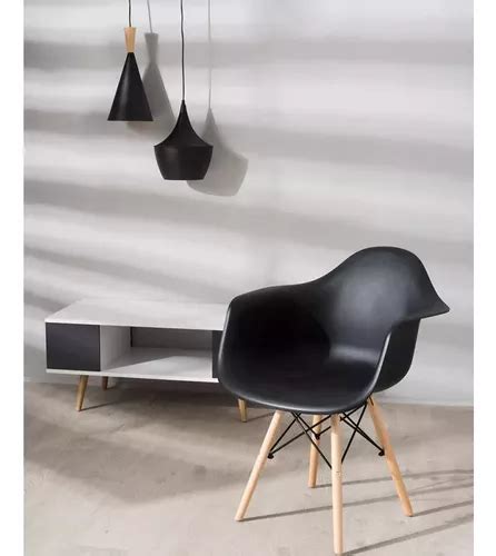 Ripley SILLA DE COMEDOR BUTACA EAMES CON ESTRUCTURA MADERA 300020R