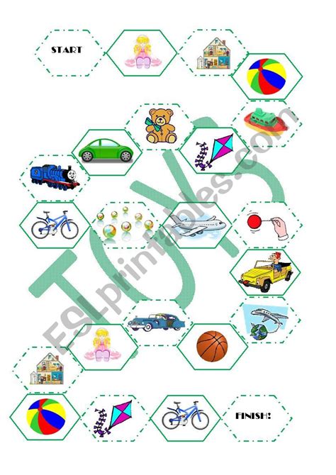 Toys Board Game Esl Worksheet By Barbarachiote