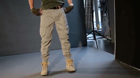 High Quality Khaki Casual Pants Men Military Tactical Joggers