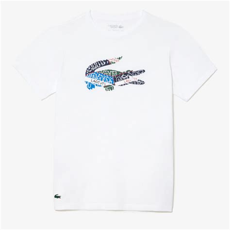 Lacoste Sport Th T Shirt White Fri Fragt Toft