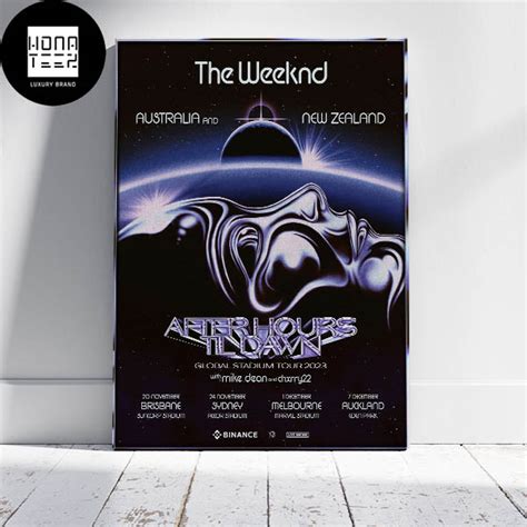 The Weeknd World Tour Poster - Infoupdate.org