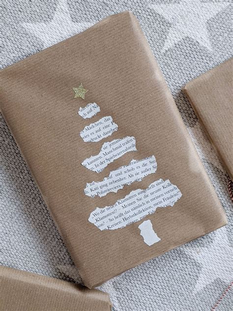 Weihnachtsgeschenke Verpacken Ideen Packpapier Lavendelblog