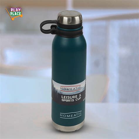 Homeatic Insulated Bottle Dark Green 750ml Play Place