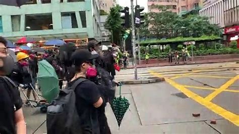 Violencia En Hong Kong Manifestantes Desaf An La Ley Usando M Scaras