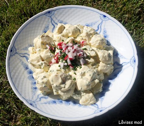 Låvises mad Kold kartoffelsalat med karry