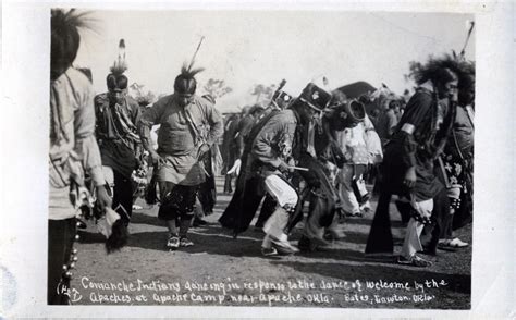 Comanche Indians Dancing The Gateway To Oklahoma History