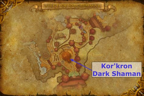 Siege Of Orgrimmar Raid Guides For World Of Warcraft Strategies Trash Map World Of Warcraft