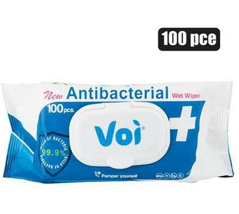 Voi Hand Wipes Cleanser 100pce Antibact Pack Of 3 Makro