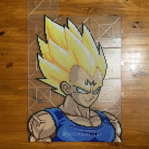 Majin Vegeta DBZ Perler Beads By Nickgalilei Visit Now For 3D Dragon