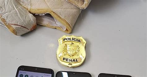 Policiais interceptam celulares arremessados para módulo de presídio em