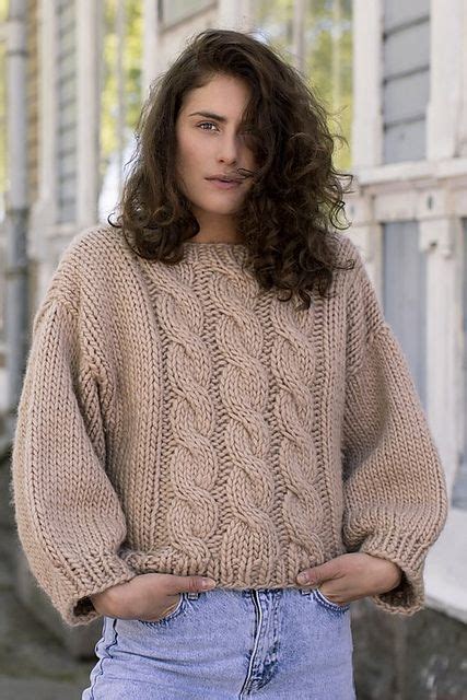 Ravelry Eriikka Sweater Pattern By Sari Nordlund Cable Knit Sweater