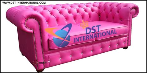 Leather Tufted Sofa - DST International