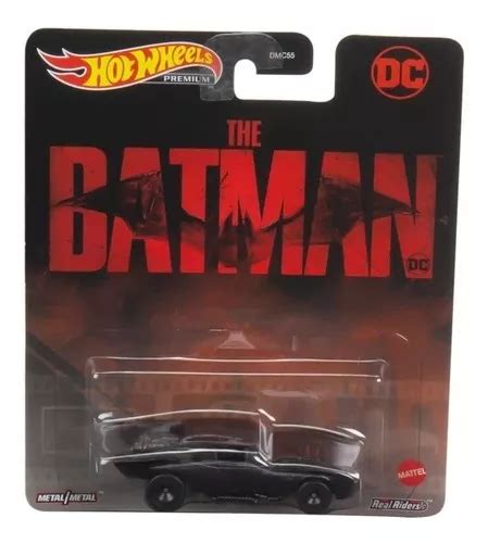 Batimóvil The Batman Batmobile Hot Wheels Premium 2022 Retro Color