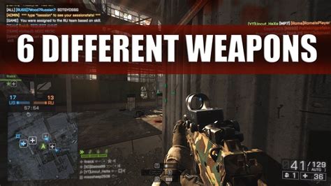 6 Different Weapons In One Game Pc 44 1 On Zavod Youtube